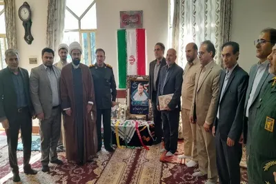 دیدار با خانواده شهید «سید مجید نجفی» در چگنی