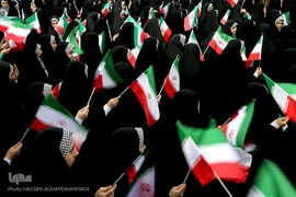 مراسم راهپیمایی یوم الله ۲۲ بهمن در میدان آزادی
