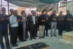 غبارروبی قبور شهدای جنگ تحمیلی 12 روزه توسط اعضای جهاد دانشگاهی لرستان