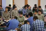 محفل انس با قرآن دانش‌آموزان شیرازی در سومین حرم اهل‌بیت علیهم السلام