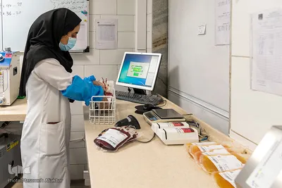 حضور پرشور مردم کرج برای اهدای خون در شب‌های قدر