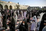 نماز عید فطر در حرم مطهر رضوی
