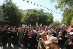عکس | راهپیمایی جاماندگان اربعین در اردبیل