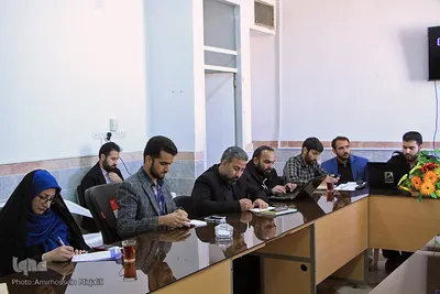 نشست خبری علی پورمیرزایی رییس بسیج دانشجویی استان یزد