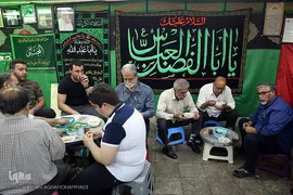 سفره افطاری هیئت حضرت ابوالفضل(ع) بلوار ابوذر تهران