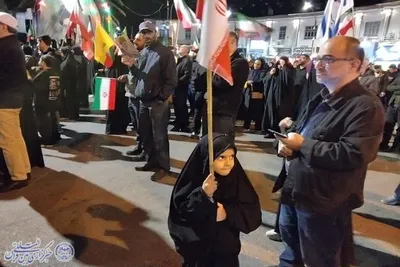مردم انقلابی بابلسر در چهل و هفتمین اجتماع شبانه مردمی