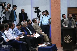نخستین نشست خبری محمد علی نجفی، شهردار جدید تهران 