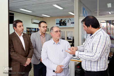 بازدید حسین رضایی، رئیس اسبق سازمان حج و زیارت کشور از ایکنا