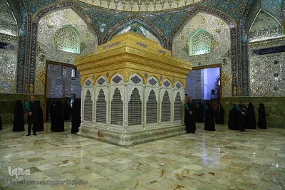 آیین بازگشایی ضریح حرم حضرت زینب خواهر امام رضا (ع)
