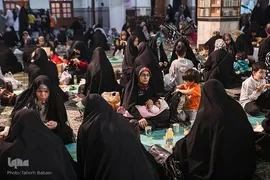 سفره افطار 2هزار نفری در شب ولادت امام حسن مجتبی (ع)