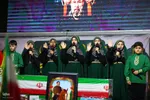 مراسم وداع با پیکر شهیدان مصطفی امینی و عبدالحسین شیخ‌کوپایی در اصفهان