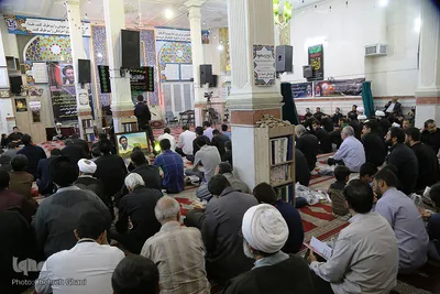 مراسم چهلمین روز شهادت جهادگر انقلابی و خادم قرآنی حجت‌الاسلام سید مهدی تقوی