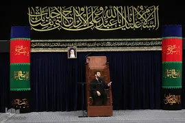 مراسم عزاداری شب عاشورای حسینی(ع) در حسینیه امام خمینی