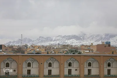 آشتی اصفهان با برف