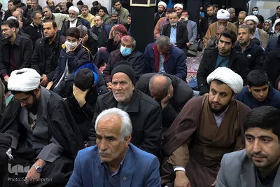 مراسم سومین سالگرد شهادت سپهبد قاسم سلیمانی درحسینیه حضرت ابالفضل (ع) ملایر
