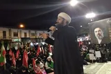 فریاد «مرگ بر آمریکا و اسرائیل» در شام غریبان حسینی