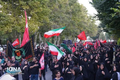 مراسم جاماندگان اربعین حسینی در ملایر
