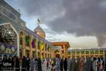 نورافشانی آستان مقدس حضرت احمدی و محمدی(ع) در شیراز‎‎