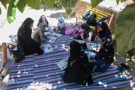 اردوی جهادی در روستای چهاربید