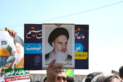 مراسم راهپیمایی روز جهانی قدس در میدان امام (ره) اصفهان