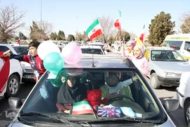 راهپیمایی خودرویی و موتوری 22 بهمن 1400 در یزد‎‎