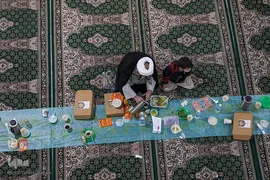 سفره افطار 2هزار نفری در شب ولادت امام حسن مجتبی (ع)