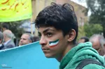 حضور اقشار مختلف مردم در راهپیمایی 13 آبان در تبریز