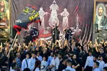 آیین سنتی علم‌کشی در جوشقان مرکزی؛ آغاز شور محرم در منطقه کاشان