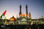 اجتماع مردمی قم در حرم حضرت معصومه