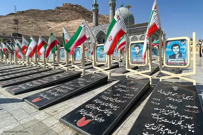 گلزار شهدای شهرضا؛ یادمان جاودانه‌ی ایثار و مقاومت در جوار حرم شاه‌رضا
