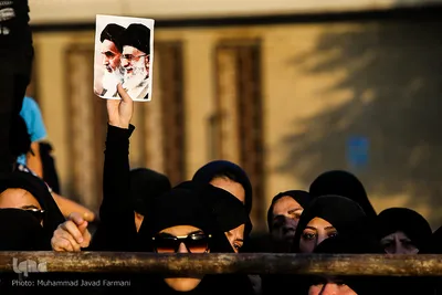 تشییع پیکر دو شهید گمنام در روز شهادت امام جواد (ع)