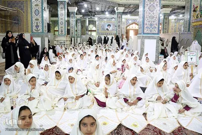 جشن تکلیف دختران دانش‌آموز در اهواز