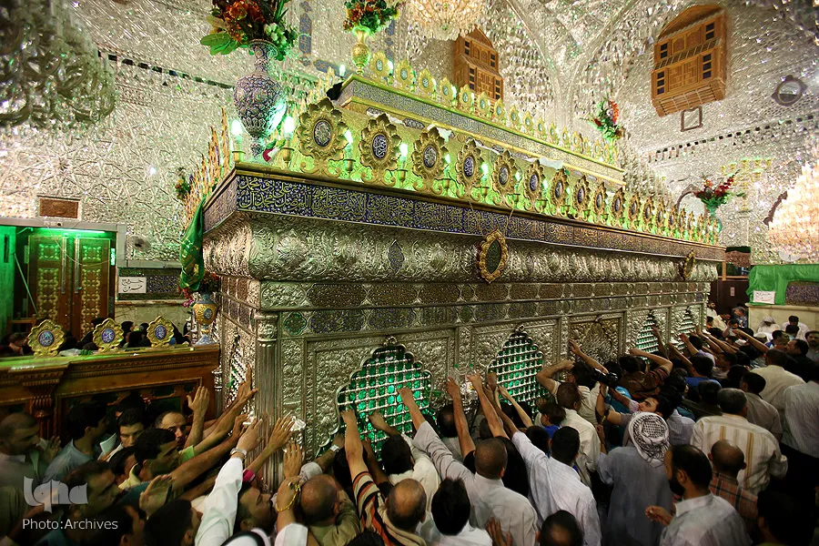 مرقد الامام الجواد(ع) في الكاظمية بذكرى ولادته