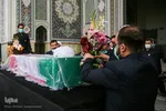 تشییع پیکر شهید حجت الاسلام محمد اصلانی در حرم مطهر رضوی
