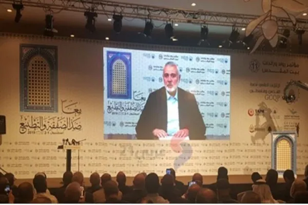 کنفرانس پیشگامان مسجدالاقصی؛ درخواست هنیه برای مقابله سازنده با معامله قرن
