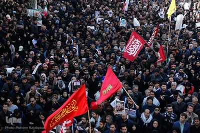تشییع پیکر مطهر شهید سپهبد سلیمانی در کرمان