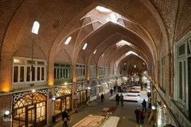 گذری در بازار مظفریه تبریز