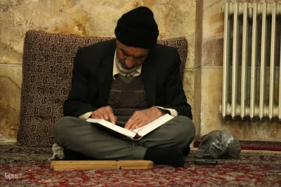 مراسم جزءخوانی قرآن در حسینیه کربلایی‌های یزد‎