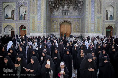 اقامه نماز عید قربان در حرم مطهر رضوی