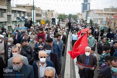 راهپیمایی روز قدس در قزوین‎‎
