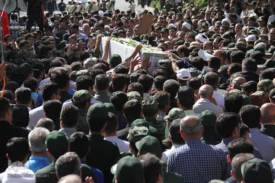 تشییع پیکر شهید «قربانعلی امیدی»