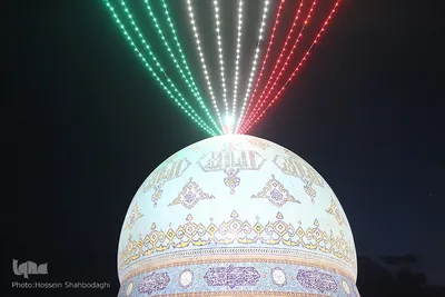 مسجد مقدس جمکران در شب نیمه شعبان