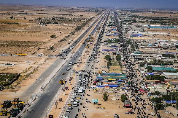 حضور ميليونی شیعیان جهان در پیاده‌روی اربعین حسینی به روایت تصویر