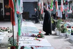ادای احترام جهادگران دانشگاهی آذربایجان‌شرقی به مقام شامخ شهید آل هاشم و شهدای جنک رمضان