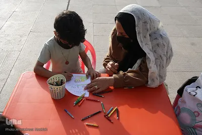 فعالیت فرهنگی برای کودکان در نمایشگاه قرآنی فارس‎‎