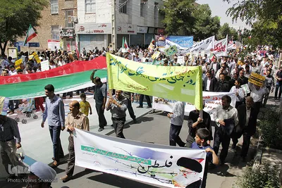 راهپیمایی روز جهانی قدس در زنجان
