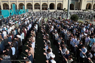 اقامه نماز عید سعید فطر به امامت حضرت آیت الله خامنه ای، رهبر معظم انقلاب