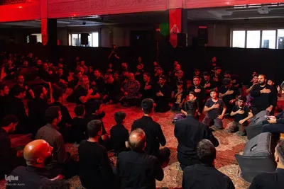مراسم عزاداری حسینی در حسینیه همدانیان اصفهان
