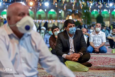 حرم شاهچراغ(ع)، غرق در شادی عید ولایت