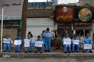 راهپیمایی ۲۲ بهمن در نیشابور